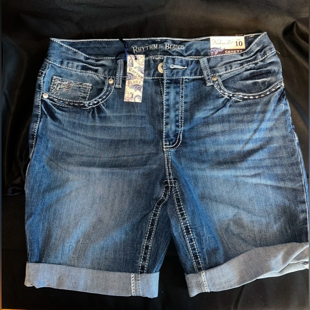 Rhythm Blues Jean Shorts, new with tags, size 10